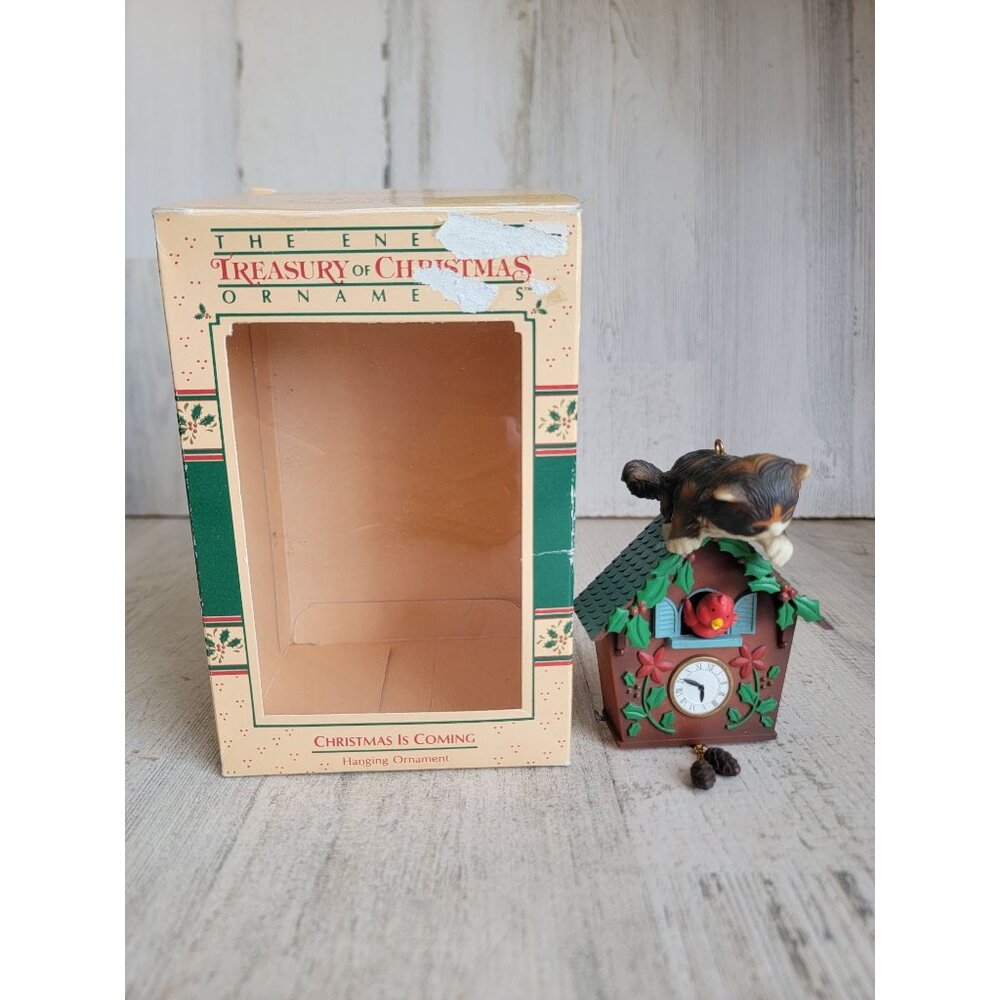 Enesco Christmas is coming ornament Xmas 1998